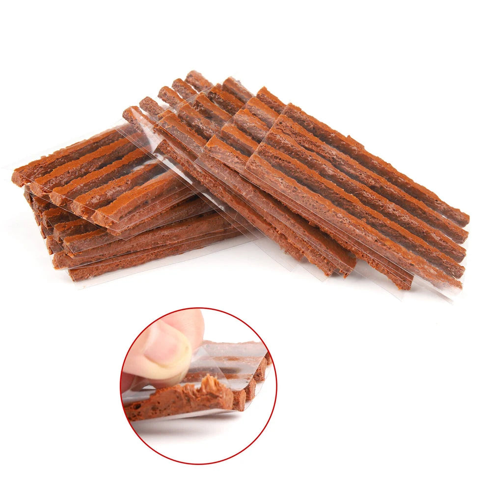 Heavy Duty 57Pcs Tire Repair Tools Kit DIY Car Van Truck ATV Motorcycle Home Plug Patch Insert Tool with Red Case
